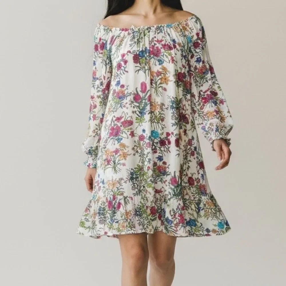 Essential Antwerp Floral Long Sleeve Dress in Size EU 38